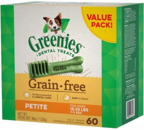 Greenies Grain Free Petite Dental Dog Treat (size: 120 count (2 x 60 ct))