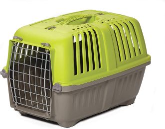 MidWest Spree Pet Carrier Green Plastic Dog Carrier (size: X-Small - 2 count)