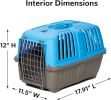 MidWest Spree Pet Carrier Blue Plastic Dog Carrier