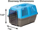 MidWest Spree Pet Carrier Blue Plastic Dog Carrier