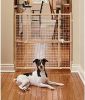 MidWest Wire Mesh Wood Pressure Mount Pet Safety Gate