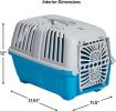 MidWest Spree Plastic Door Travel Carrier Blue Pet Kennel