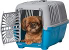 MidWest Spree Plastic Door Travel Carrier Blue Pet Kennel