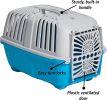 MidWest Spree Plastic Door Travel Carrier Blue Pet Kennel