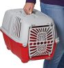 MidWest Spree Plastic Door Travel Carrier Red Pet Kennel