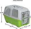 MidWest Spree Plastic Door Travel Carrier Green Pet Kennel