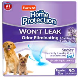 Hartz Home Protection Lavender Scent Odor Eliminating Dog Pads Regular (size: 150 count (3 x 50 ct))
