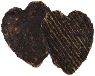 Jones Naturals Heart Shaped Beef Woofers Dog Treat (size: 2 Count)