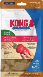 KONG Snacks for Dogs Peanut Butter Recipe Large (size: 11 oz)