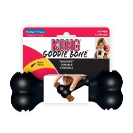 KONG Goodie Bone Dog Toy for Power Chewers Black (size: Medium - 3 count)