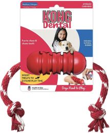KONG Dental With Floss Rope Chew Toy Medium (size: 1 count)