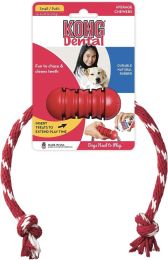 KONG Dental With Floss Rope Chew Toy Small (size: 1 count)