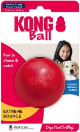 KONG Rubber Ball Dog Toy Medium (size: 1 count)