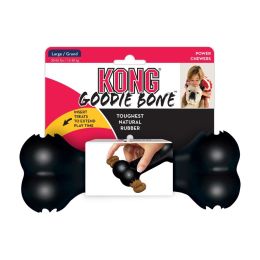 KONG Goodie Bone Dog Toy for Power Chewers Black (size: Large - 1 count)