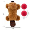 KONG Cozie Pocketz Beaver Dog Toy