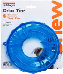 Petstages Orka Tire Treat Dispensing Chew Toy for Dogs (size: 3 count)
