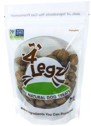 4Legz Organic Pumpkin Crunchy Dog Cookies (size: 42 oz (6 x 7 oz))