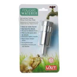 Lixit Faucet Waterer Goes On Water Faucet for Fresh Clean Water for Dogs (size: 5 count)