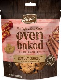 Merrick Oven Baked Cowboy Cookout Real Beef & Bacon Dog Treats (size: 132 oz (12 x 11 oz))
