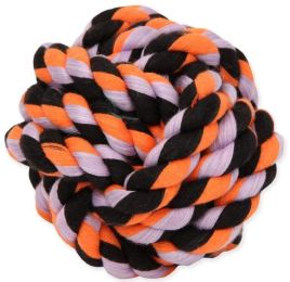 Mammoth Cotton Blend Monkey Fist Ball Flossy Dog Toy 3.75" Small (size: 6 Count)