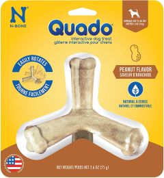 N-Bone Quado Dog Treat Peanut Flavor Average Joe (size: 4 count)