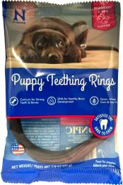 N-Bone Puppy Teething Ring Blueberry and BBQ Flavor (size: 12 count)