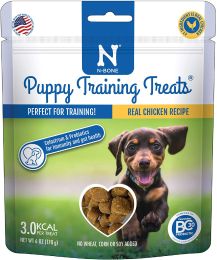 N-Bone Puppy Training Treats Real Chicken Recipe (size: 72 oz (12 x 6 oz))