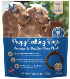 N-Bone Puppy Teething Rings Peanut Butter Flavor (size: 18 count (6 x 3 ct))
