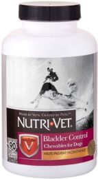 Nutri-Vet Bladder Control Chewables for Dogs Helps Prevent Incontinence (size: 270 count (3 x 90 ct))