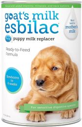 PetAg Goats Milk Esbilac Puppy Milk Replacer Ready to Feed Formula for Sensitive Digestive Systems (size: 44 oz (4 x 11 oz))