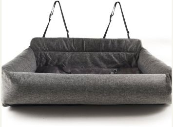 Paw PupProtector Memory Foam Dog Car Bed Gray Full Seat (size: 1 count)