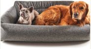 Paw PupProtector Memory Foam Dog Car Bed Gray Full Seat