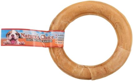 Loving Pets Natures Choice Pressed Rawhide Donut Large (size: 4 count)