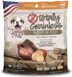 Loving Pets Totally Grainless Beef and Sweet Potato Bones Small (size: 36 oz (6 x 6 oz))