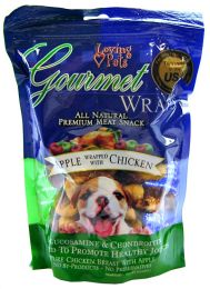 Loving Pets Gourmet Wraps Apple and Chicken (size: 48 oz (8 x 6 oz))