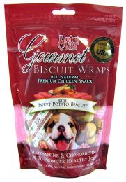 Loving Pets Gourmet Biscuit Wraps with Sweet Potato Biscuit (size: 96 oz (12 x 8 oz))