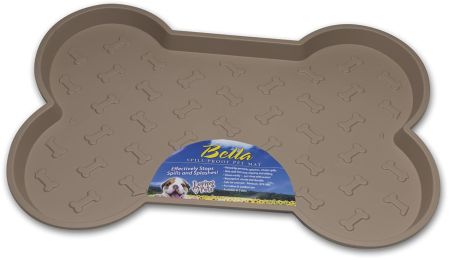 Loving Pets Bella Spill-Proof Dog Mat Tan (size: Small - 4 count)