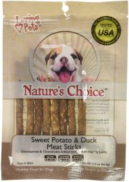 Loving Pets Natures Choice Sweet Potato and Duck Meat Sticks (size: 16 oz (8 x 2 oz))