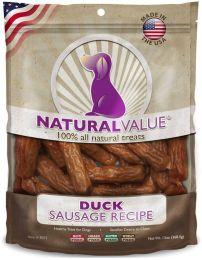 Loving Pets Natural Value Duck Sausages (size: 39 oz (3 x 13 oz))