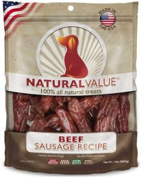 Loving Pets Natural Value Beef Sausages (size: 39 oz (3 x 13 oz))