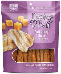 Loving Pets Soft Jerky Sticks Cheese Flavor (size: 108 oz (18 x 6 oz))