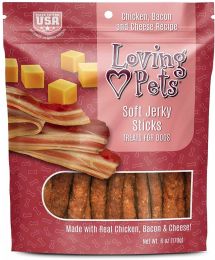 Loving Pets Soft Jerky Sticks Bacon Flavor (size: 108 oz (18 x 6 oz))