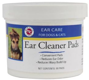 Miracle Care Ear Cleaner Pads for Dogs and Cats (size: 540 count (6 x 90 ct))