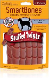 SmartBones Stuffed Twistz Vegetable and Pork Rawhide Free Dog Chew (size: 96 count (16 x 6 ct))