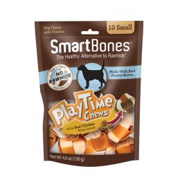 SmartBones PlayTime Chews with Peanut Butter Small (size: 60 count (6 x 10 ct))