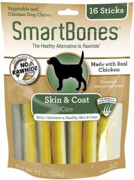 SmartBones Skin and Coat Care Sticks with Chicken (size: 96 count (6 x 16 ct))