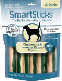 SmartBones Calming Care Sticks with Chicken (size: 96 count (6 x 16 ct))