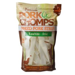 Pork Chomps Premium Baked Pork Strips (size: 80 oz (8 x 10 oz))