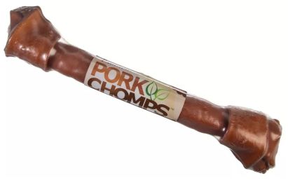 Pork Chomps Roasted Knot Bone 20" Dog Chew (size: 3 count)