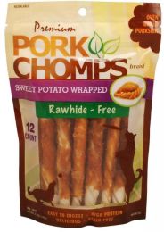 Pork Chomps Sweet Potato Mini Twist Treat (size: 72 count (6 x 12 ct))